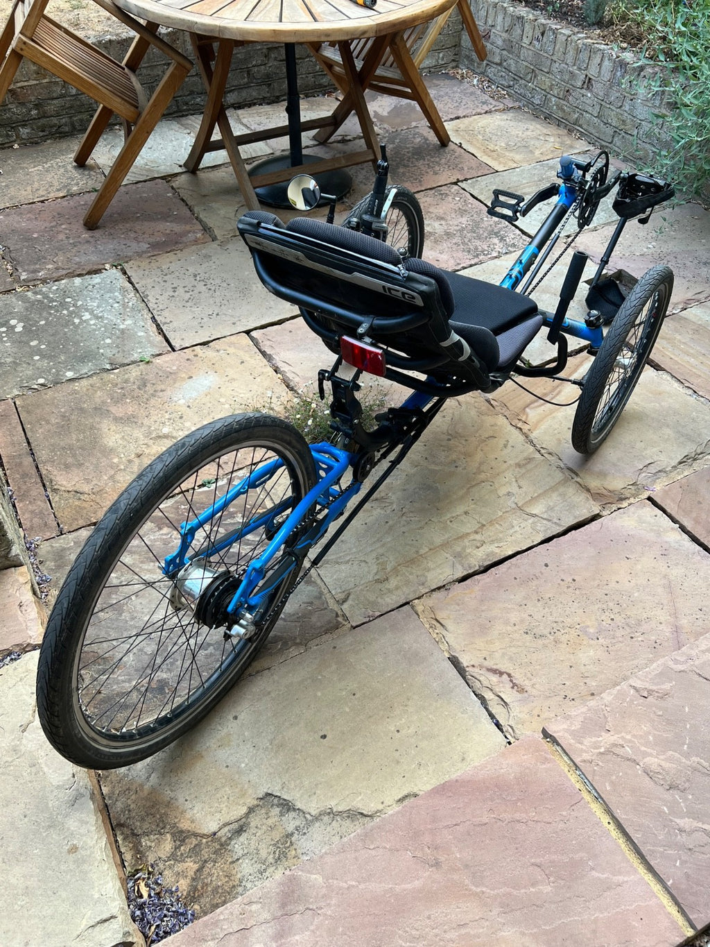 2017 ICE Adventure Recumbent folding Trike. Hub gears, Ergo Luxe Seat.