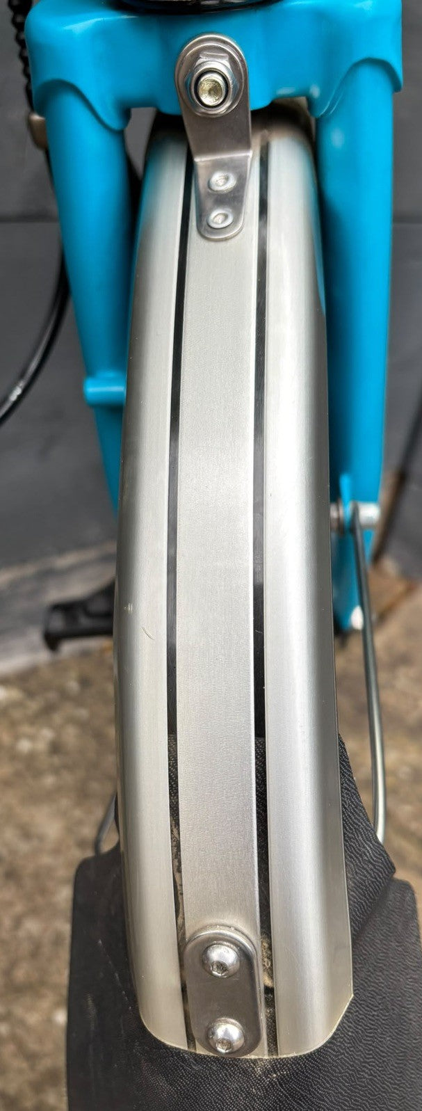 Brompton H3L Folding Bike 3 Speed C Line in Yellow / Blue