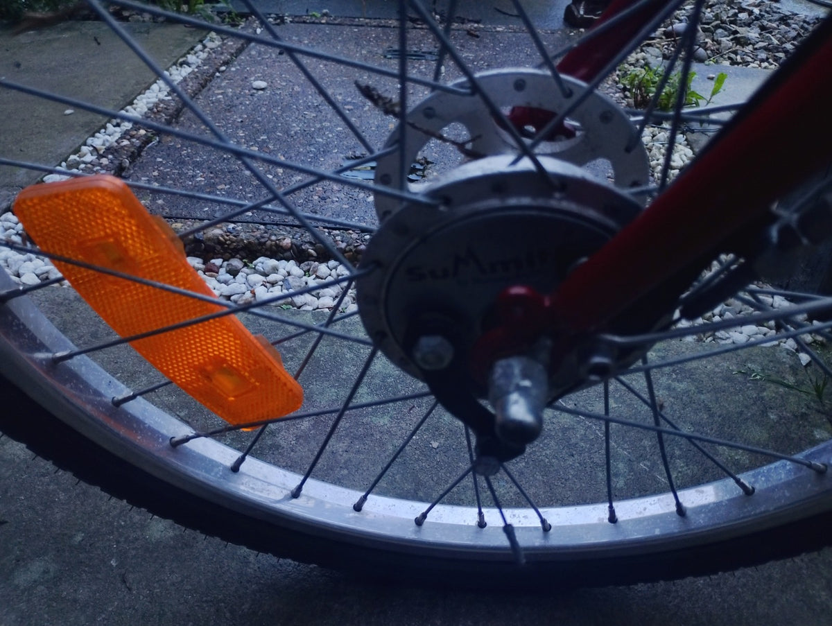 Brilliant Bikes Fold-it Folding Bike 20in 16in Frame 3-Speed Hub Gears Red