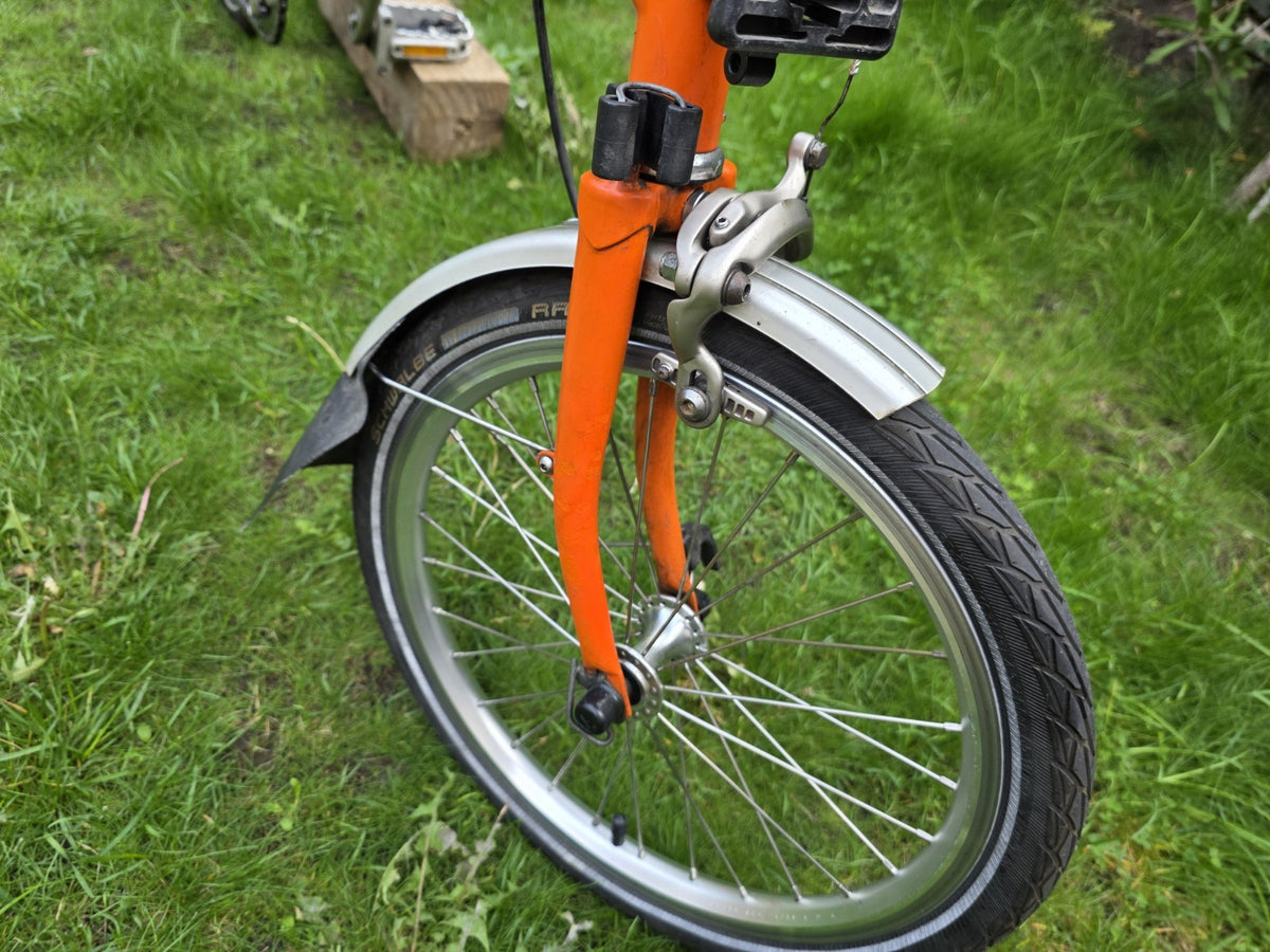 Brompton 6-speed folding bike 2013 with rear rack
