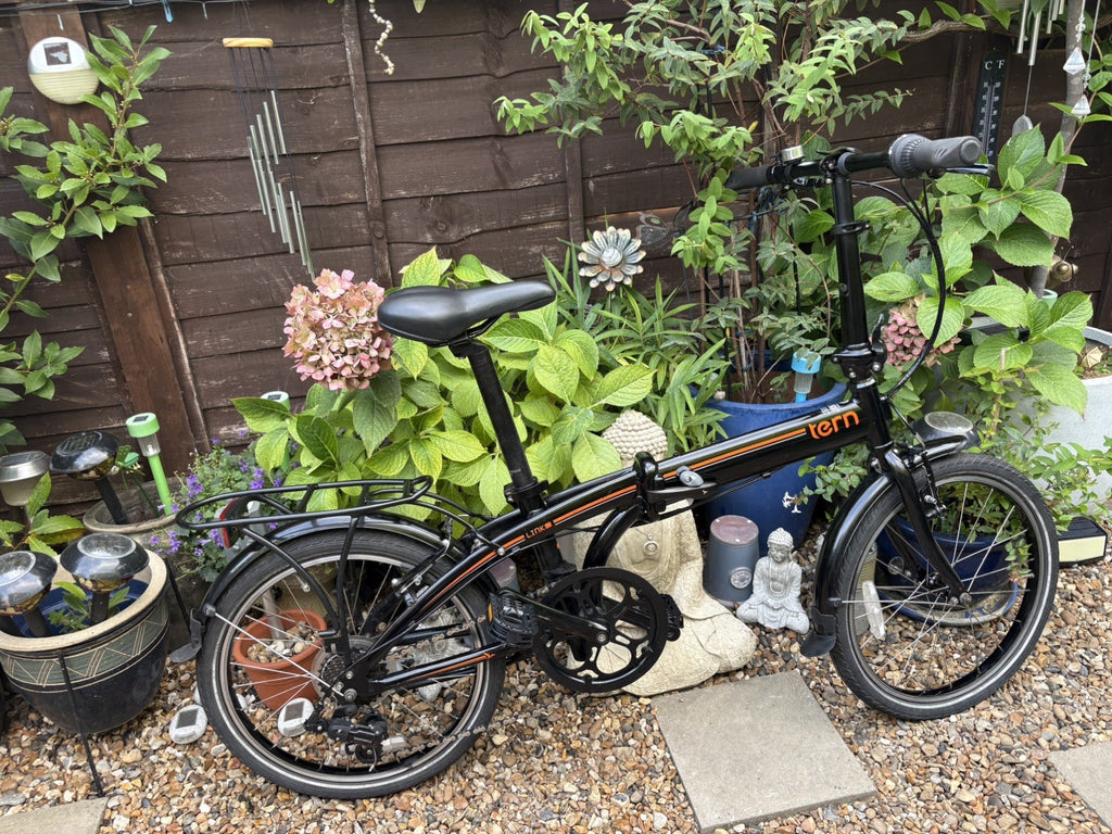 Tern Link C7 20”  Folding Bike Black/orange excellent condition