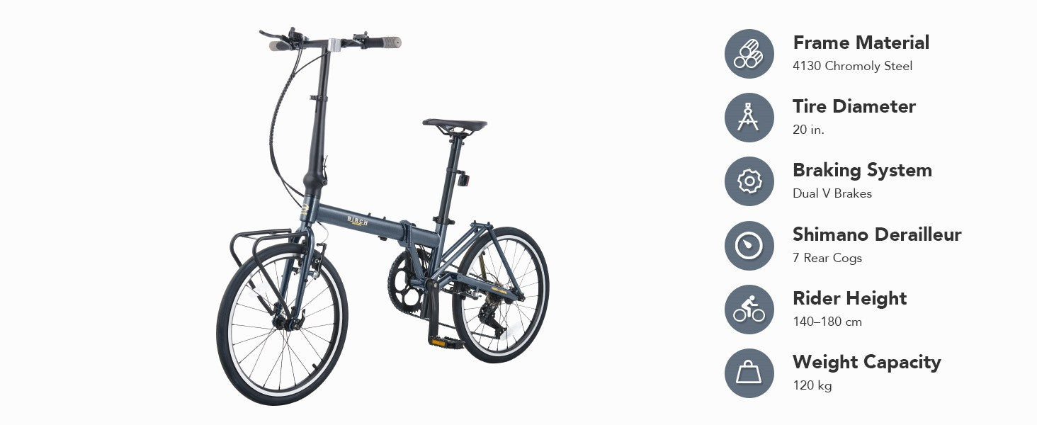 BIRCH 20 Inch Folding Bike Adult