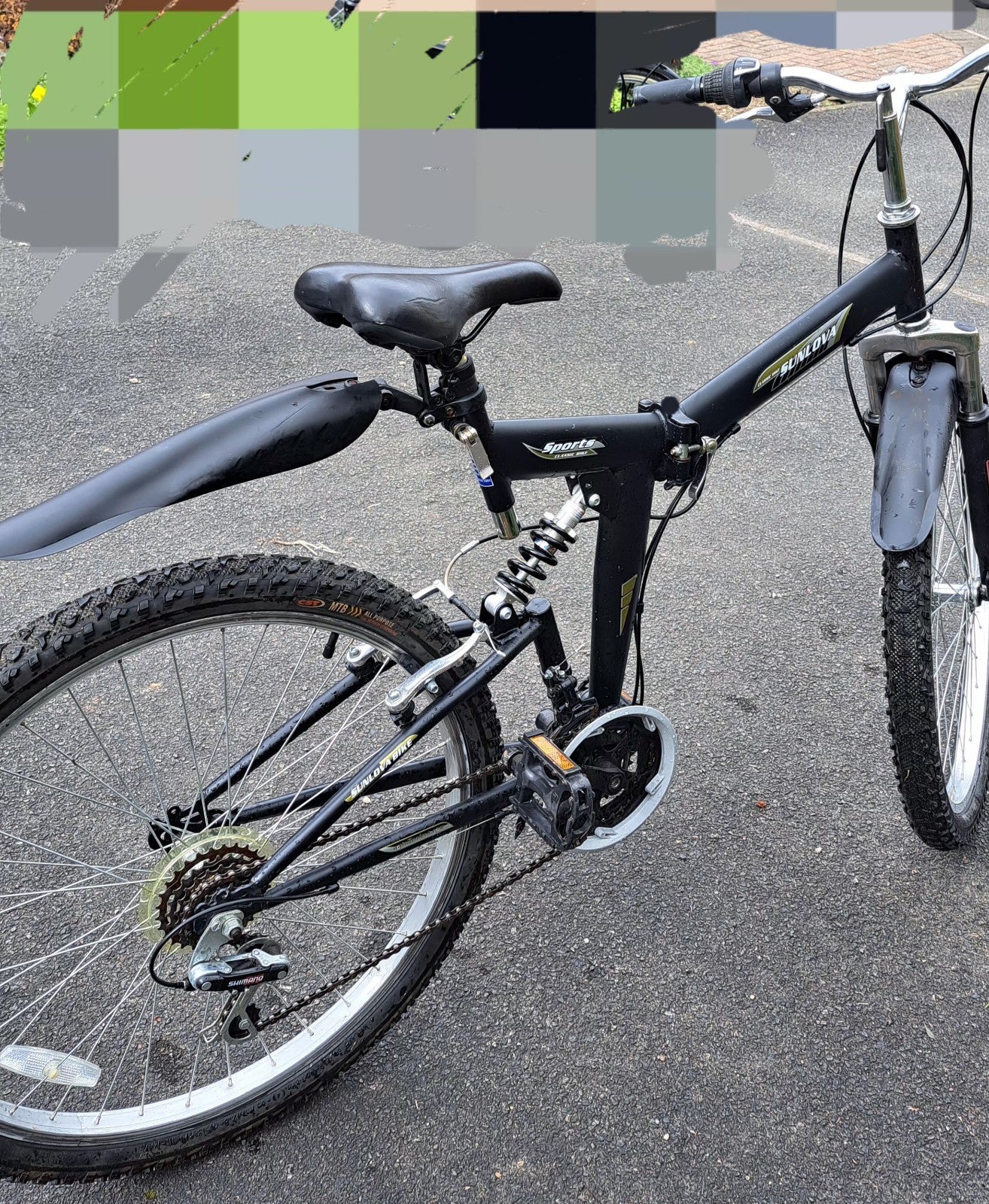 26" 21-Speed Folding Mountain Bike Foldable Bicycle Disc Brake Mountain Bike