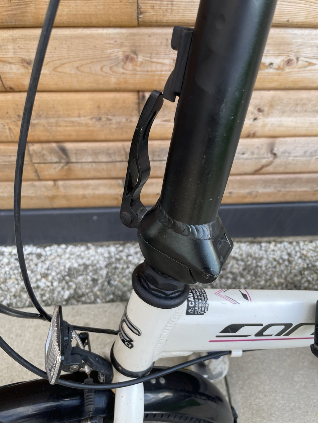 Carrera Transit 20in Folding Bike 3-Speed Hub Gears Rear Rack Mudguards