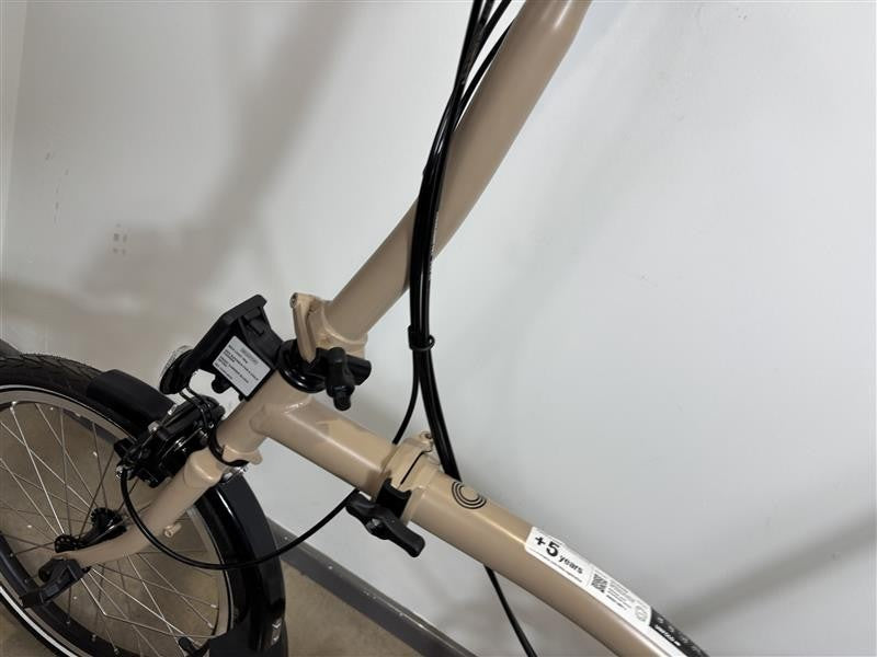 Brompton C Line 6 Speed 2024 Mid Handlebar Folding Bike - Dune Sand