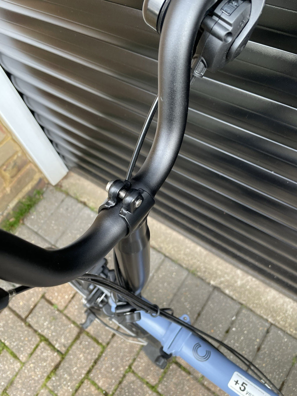Brompton C Line 6 Speed 2023 High Handlebar Folding Bike - Ocean Blue