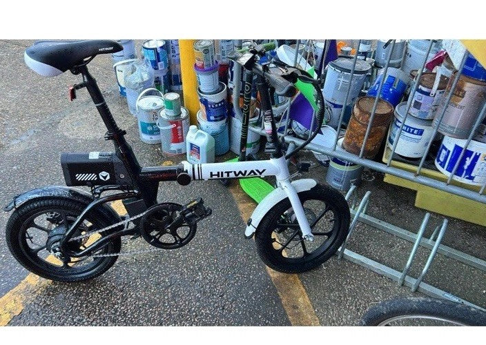 HITWAY BK35 16" Folding Electric Bike 250W 36V Lightweight City E‑Bike UK Legal