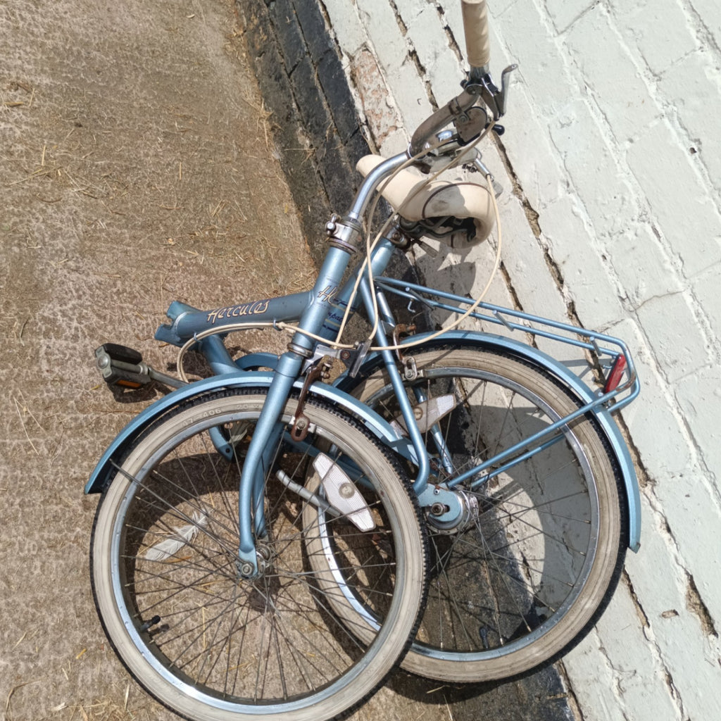 Vintage Hercules Compact folding bike Stowaway Shopper fold Raleigh Retro 1970