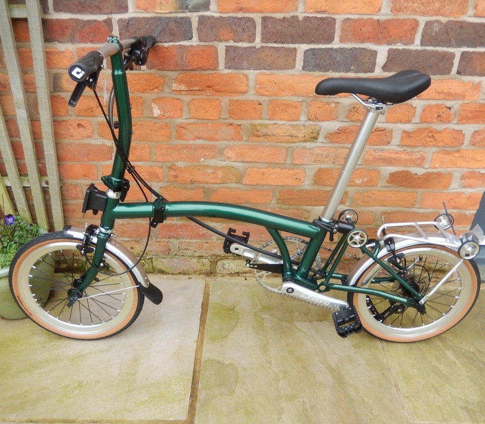 Cranston R9 Folding Adults Bike in Green 9 Speed 16" Wheel Brand New Boxed