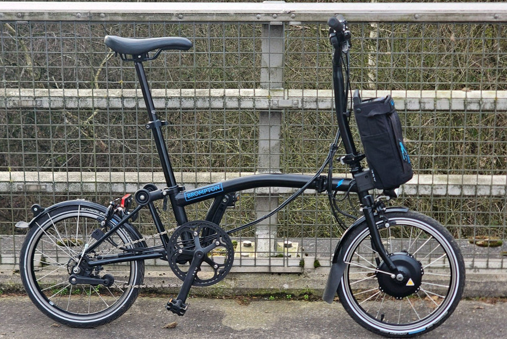 Brompton Electric C Line Folding Bike - 6 Speed - Barely Used