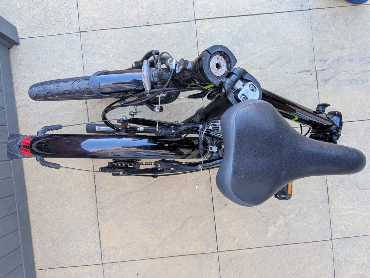 Dahon Vybe Folding City Bike 20-inch Wheels, 7-Speed, Black