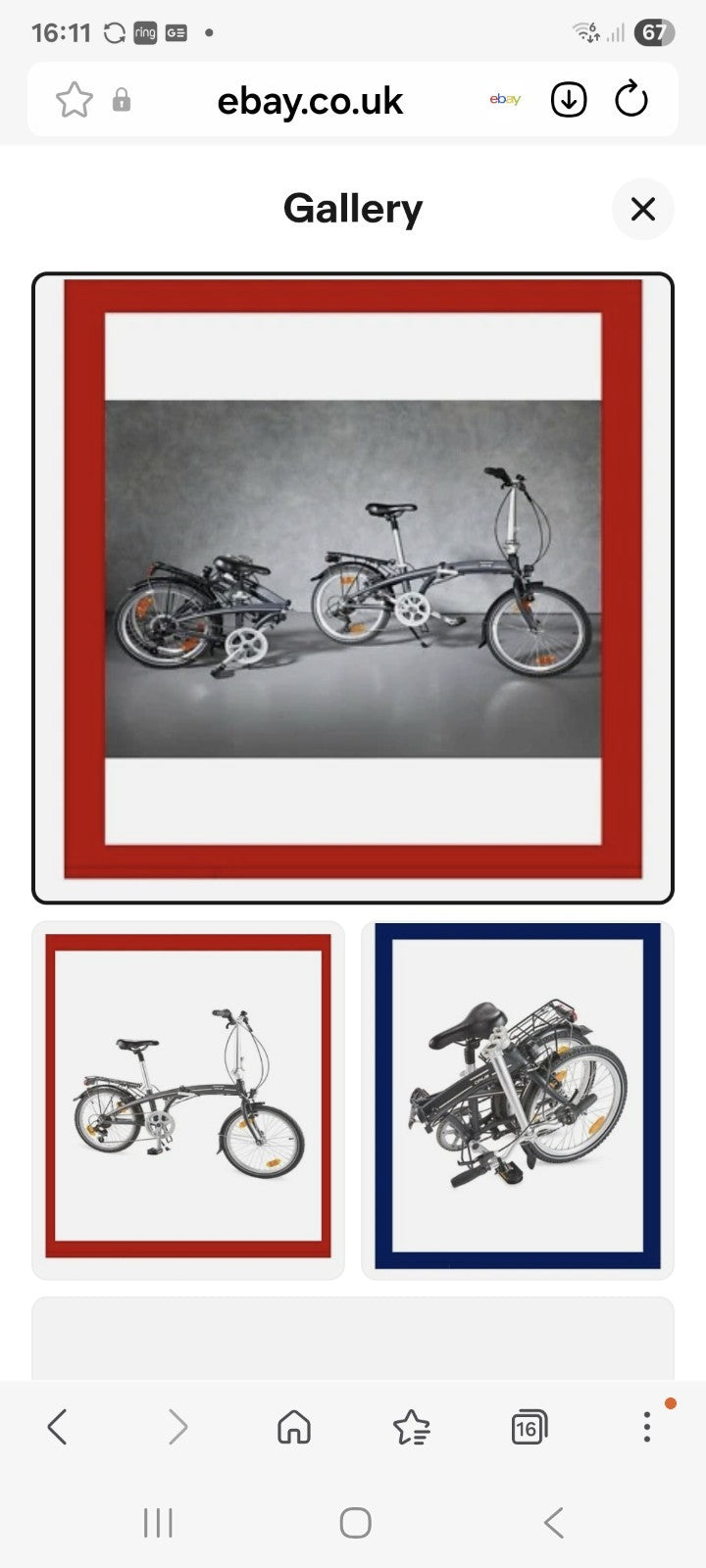 Rio Classic Orus Folding Bike