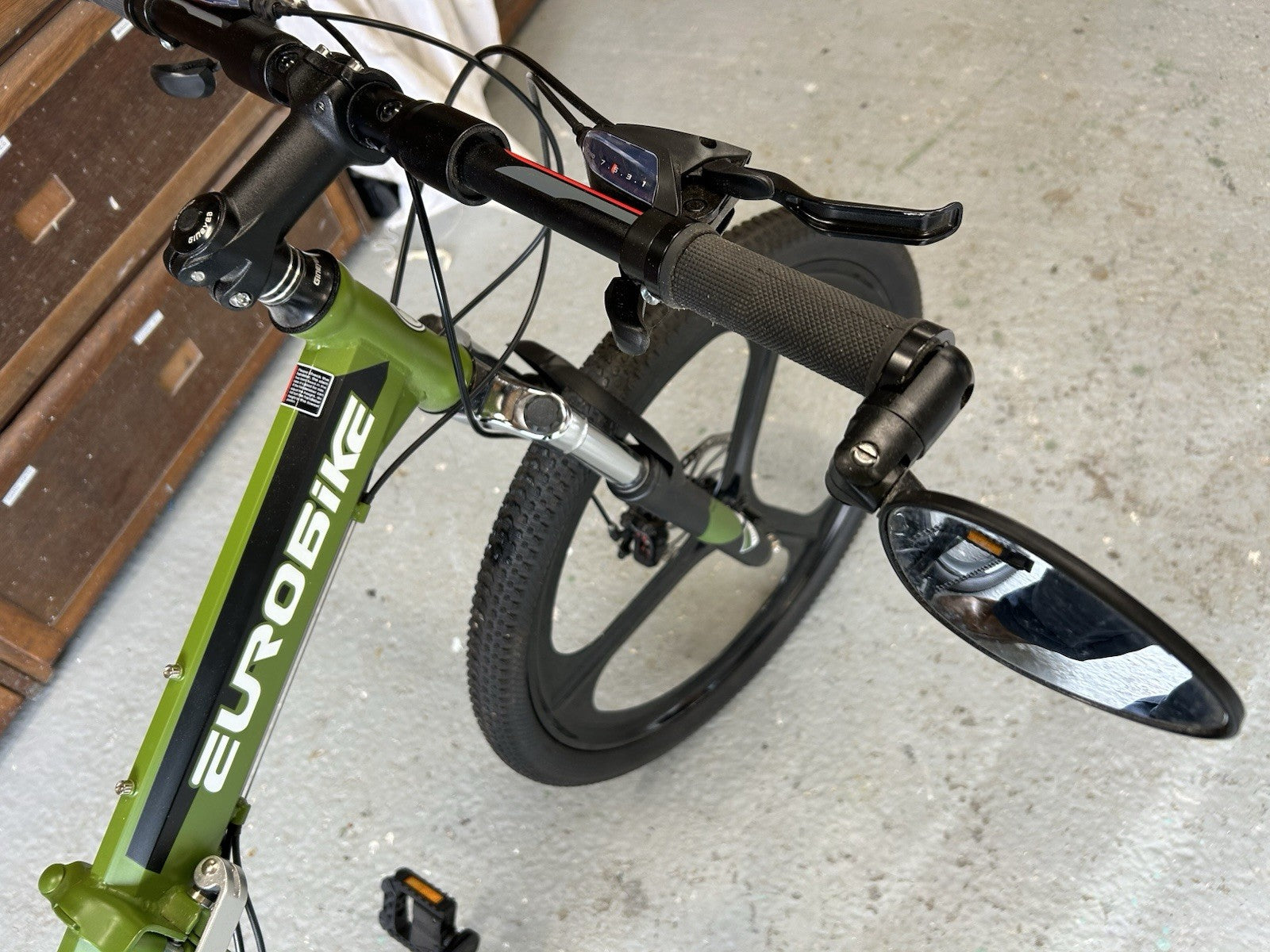 Eurobike G4 26" 21-Speed Foldable Mountain Bicycle Army Green