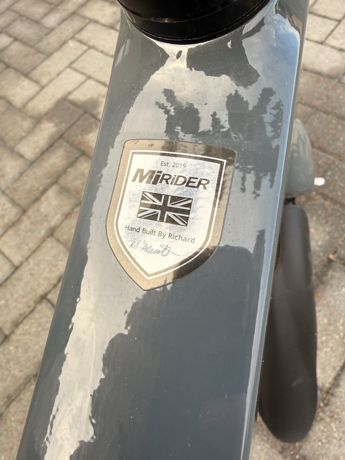 MiRider One  16 Grey Folding Bike Ideal For Motorhomes Campervans And Caravans
