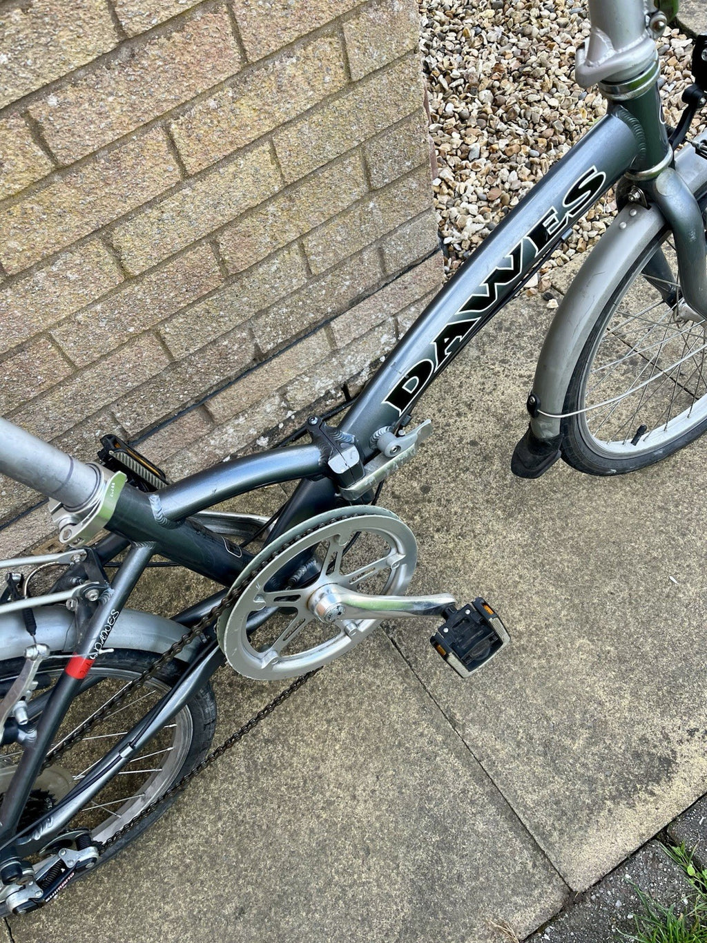 Dawes Jack Folding Bike In Metallic Grey