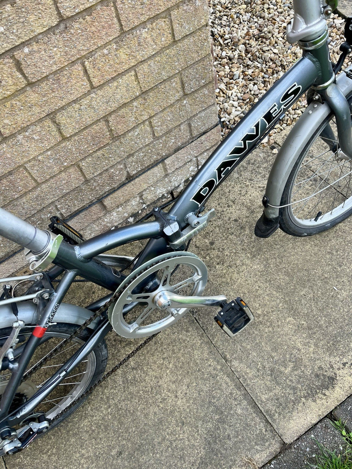 Dawes Jack Folding Bike In Metallic Grey
