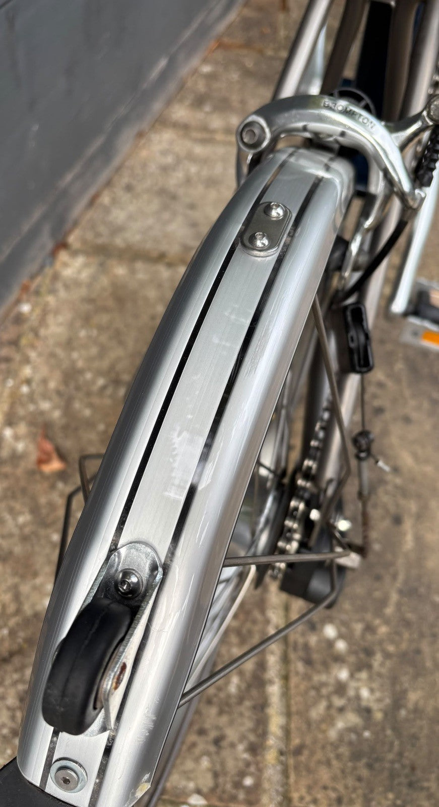 Brompton M3L-X Titanium C Line 3 speed Tempest Blue - Excellent Used Condition