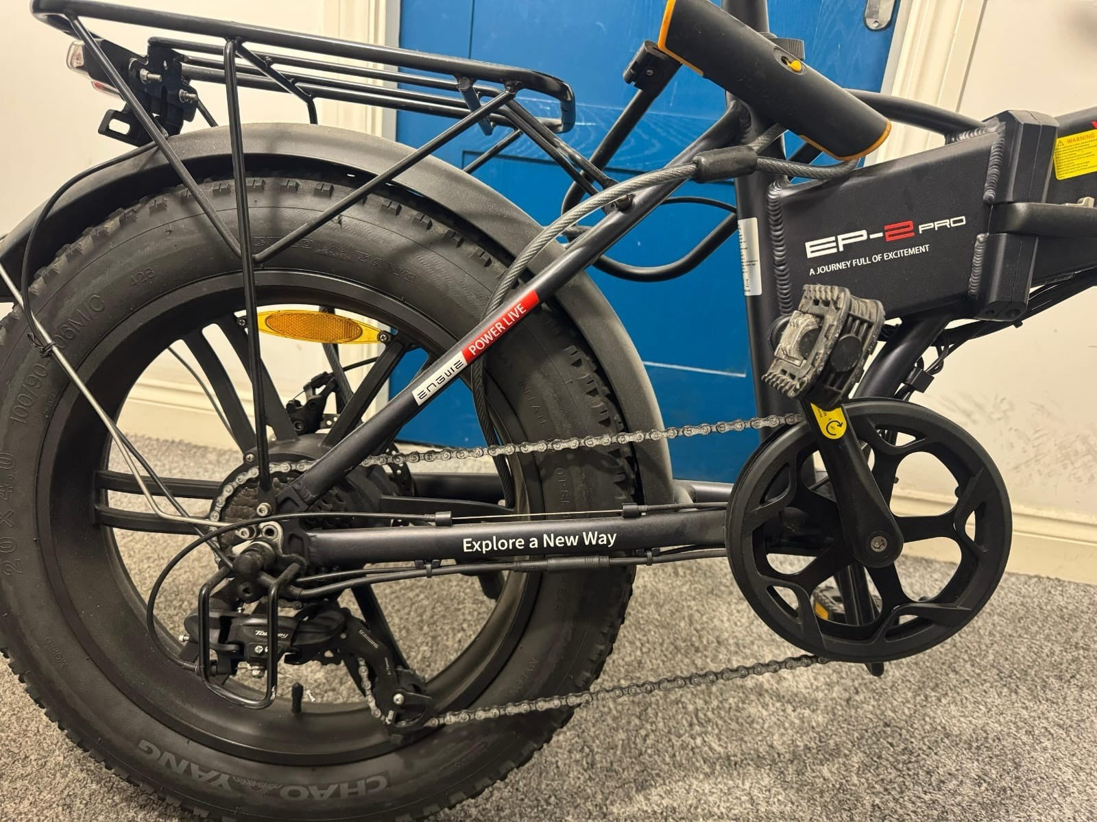 ENGWE EP-2 Pro Folding  Bicycle, 25OW, All-Terrain, 3-Speed, 120KM Range