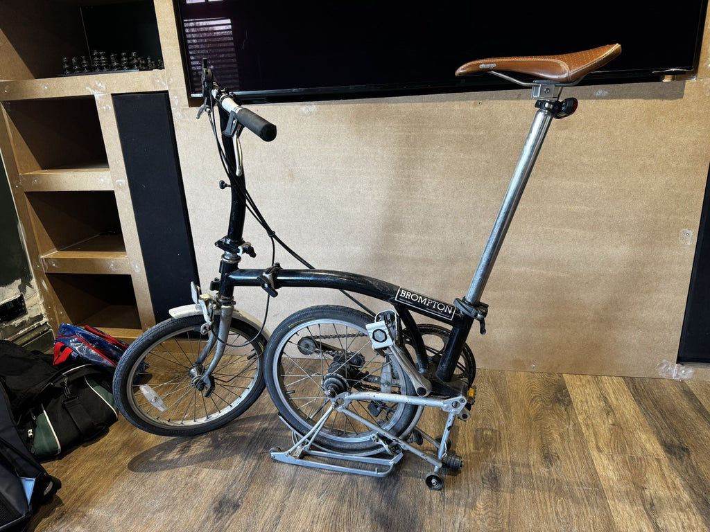 Brompton Folding Bike 3-Speed, Black
