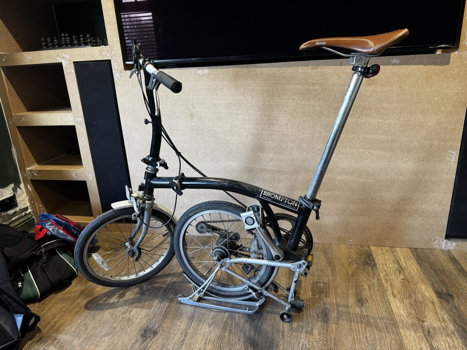Brompton Folding Bike 3-Speed, Black