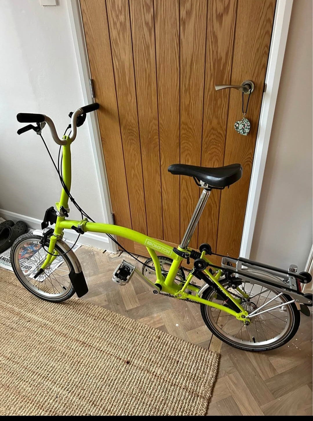 Brompton C Line in Lime green