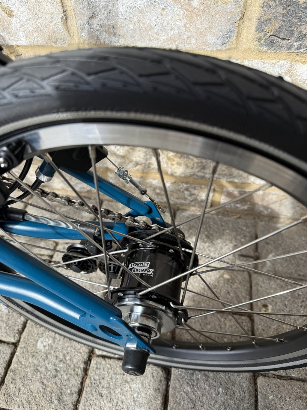 Brompton Ocean Blue C Line Explore Low S6E - WORLDWIDE SHIPPING - A+ Condition
