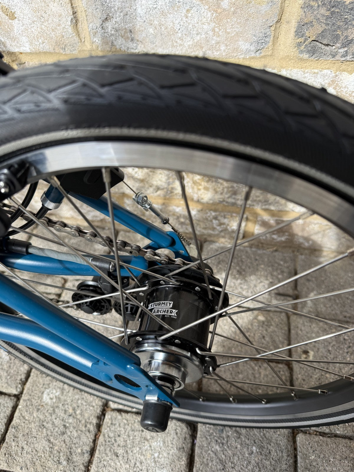 Brompton Ocean Blue C Line Explore Low S6E - WORLDWIDE SHIPPING - A+ Condition