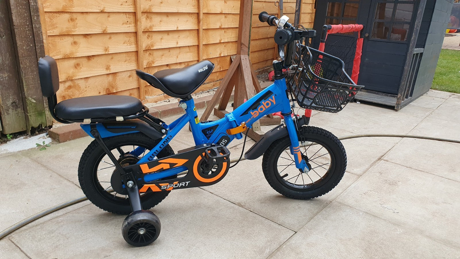 12inch Kids Bike Bicycle Children Boys Foldable Cycle Removable Stabiliser