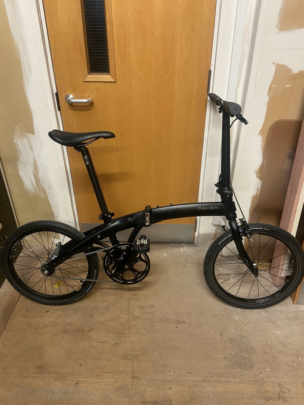 Dahon Mu Uno Black Folding Bike Single Speed Coaster Brake 9kg  VGC