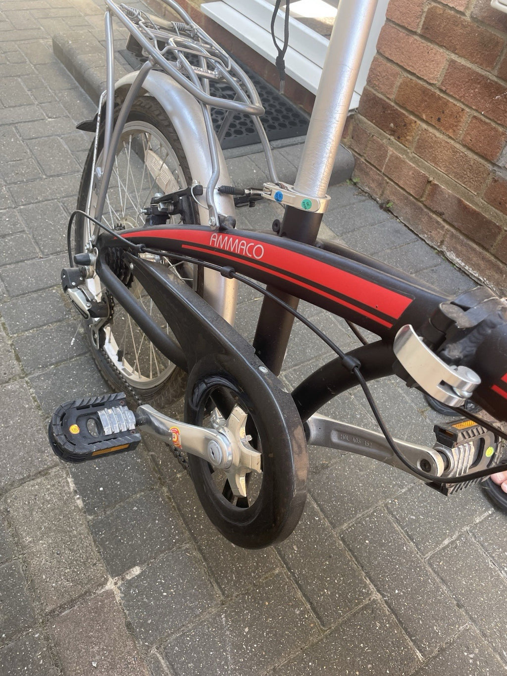 Ammaco Pakka Lite 20" Folding Bike Black
