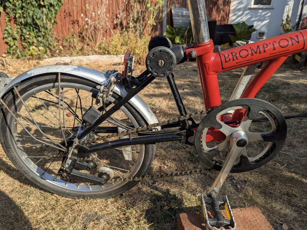 Vintage Brompton 5 Speed 1990's - Lightly used.