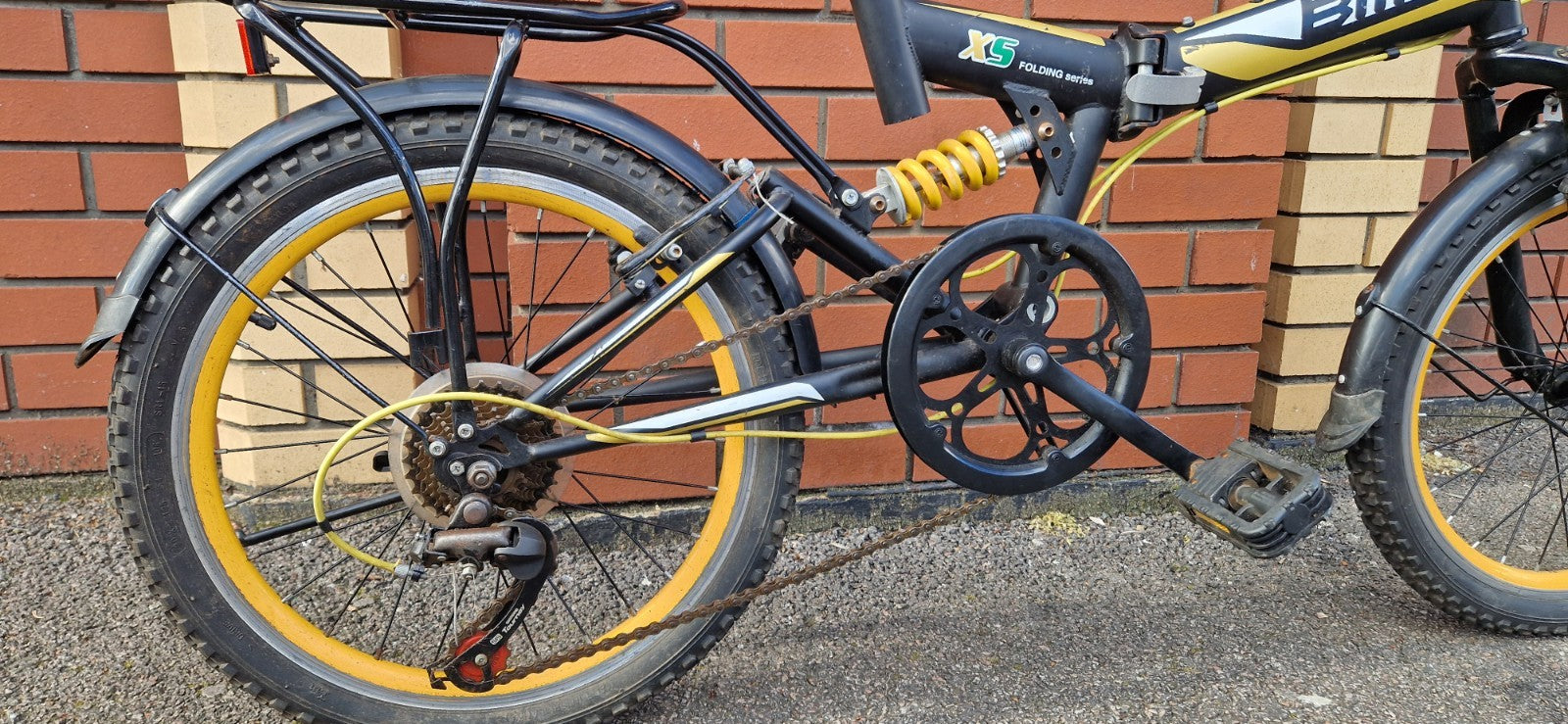 BMC XS Folding Series Black And Yellow | 7 Speed | Front And Rear Suspension New