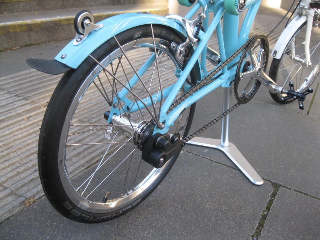 Custom Brompton Folding bike - homage to 1989 Cal look VW Karmann Ghia