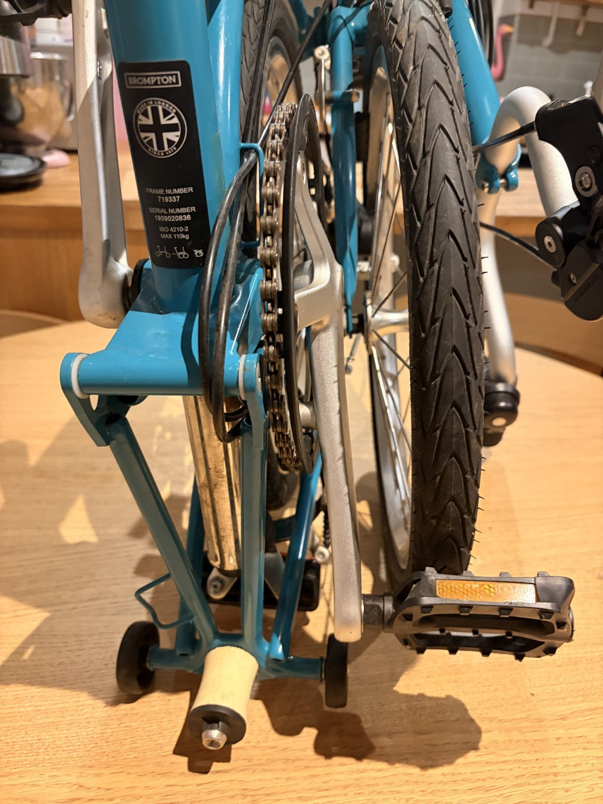 Brompton B75 16" Folding Bike - Blue