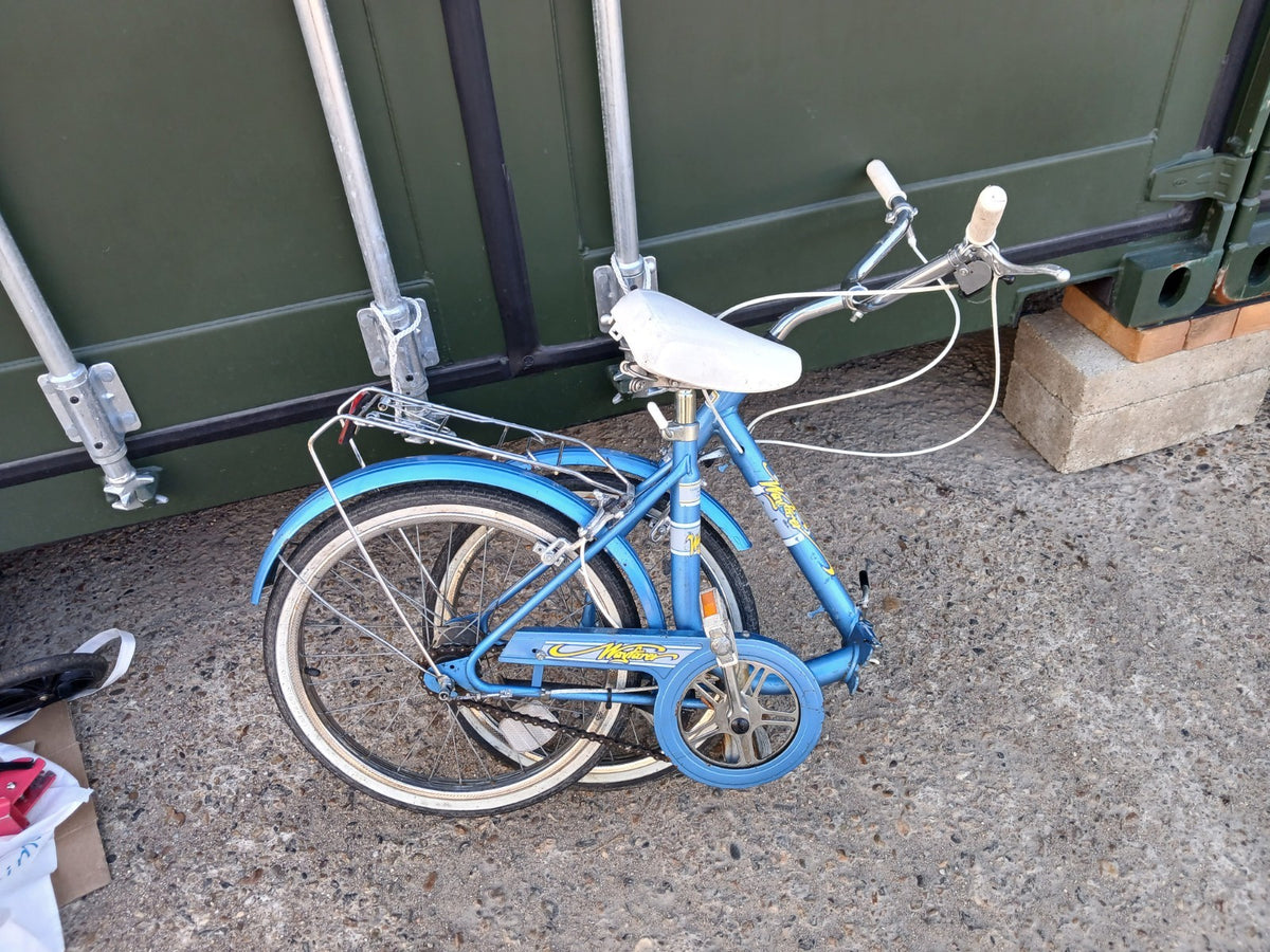 Halfords Wayfarer Folding Blue 3-Speed Bike