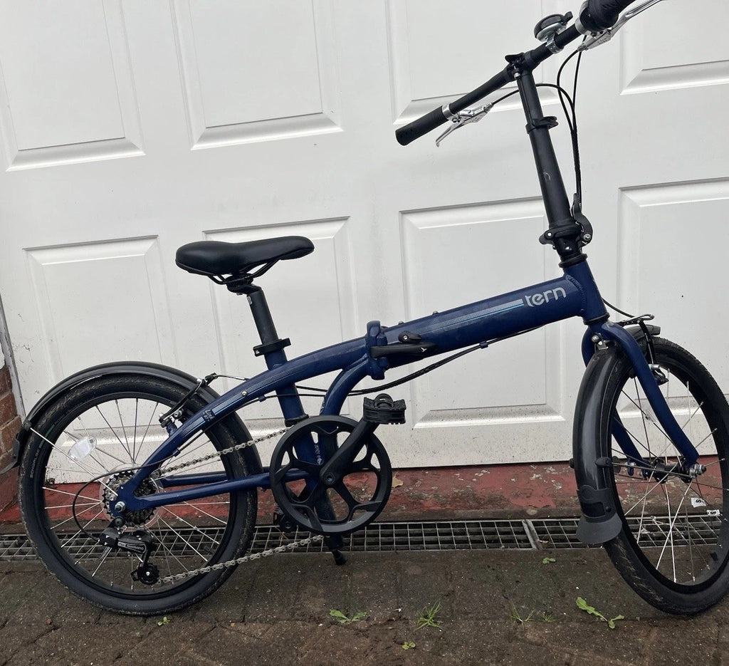 Tern Link B7 Folding Bike, Midnight Blue