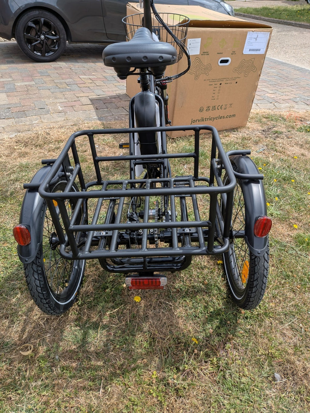 Jorvik Rida Folding Tricycle E-Trike Black, BRAND NEW, DELIVERY