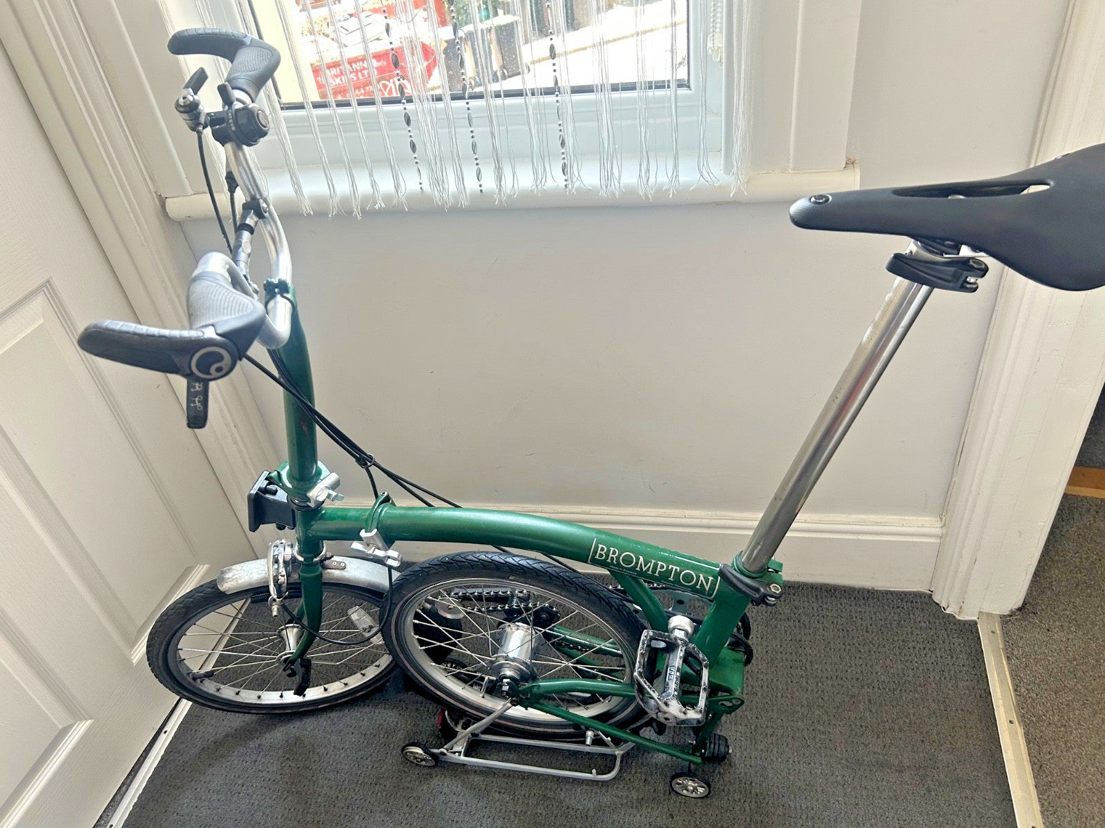 Brompton Folding Bike 3-Speed, Green