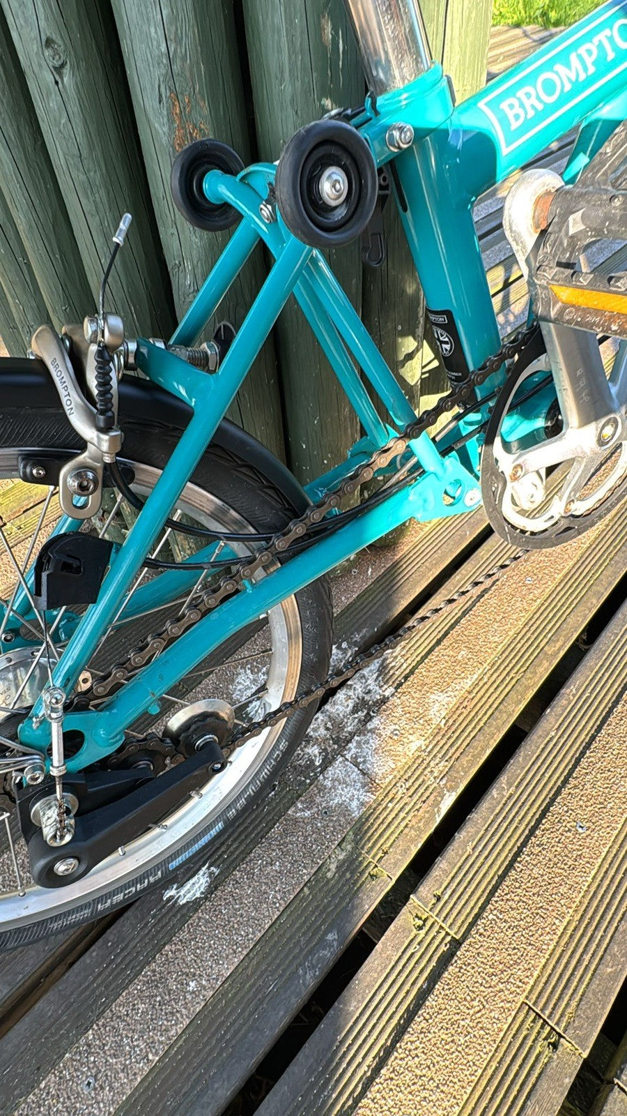 Brompton B75 16" Folding Bike - Blue