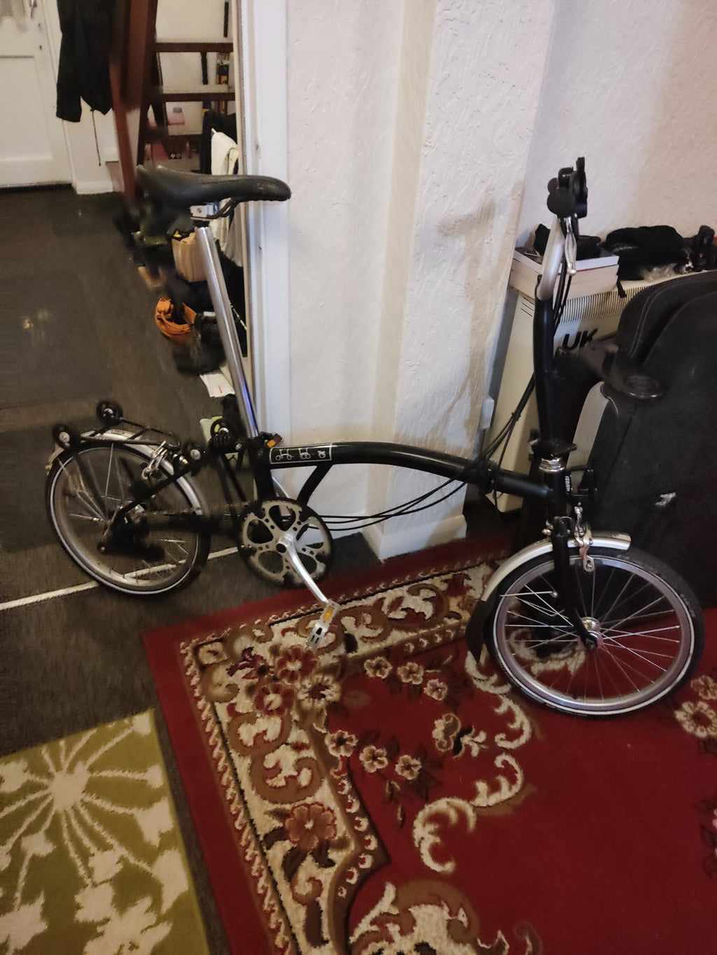 Brompton Folding Bike 6-Speed Black