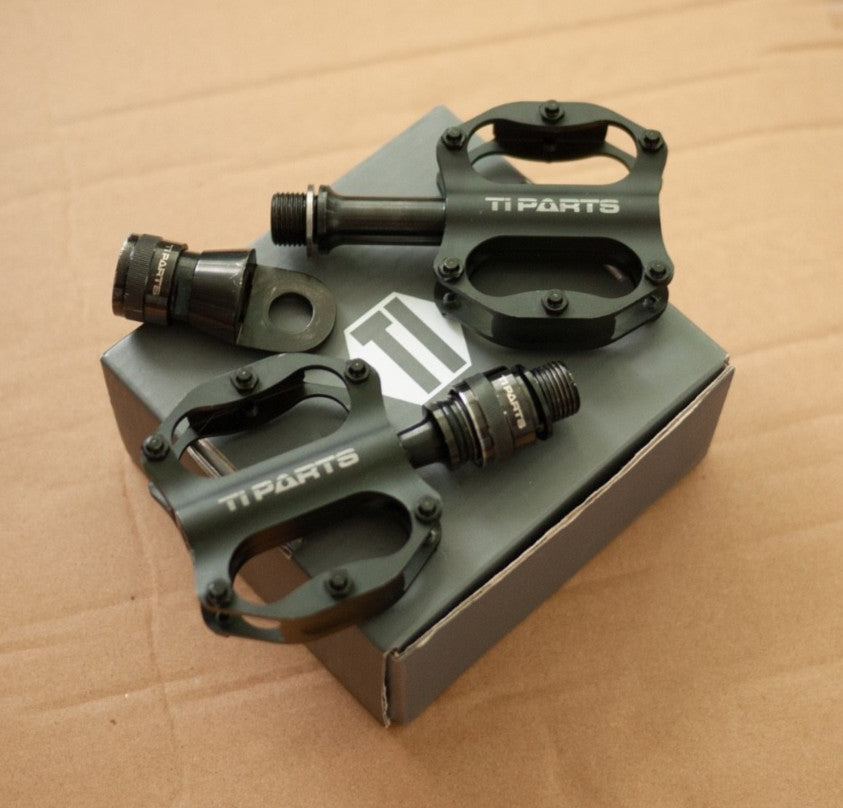 Brompton Ti Parts Workshop Single Quick Release Mini Pedal Titanium Pedal Holder