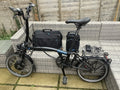 Brompton Electric C Line 6 Speed Black With Bags