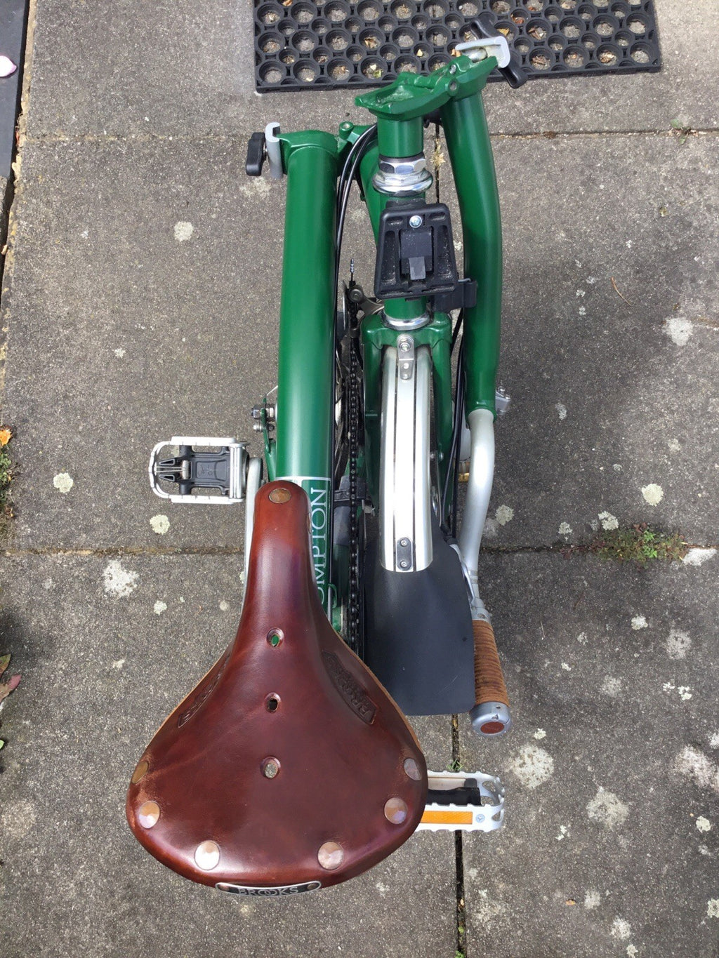 Brompton M3 folding bike 3 speed Racing Green