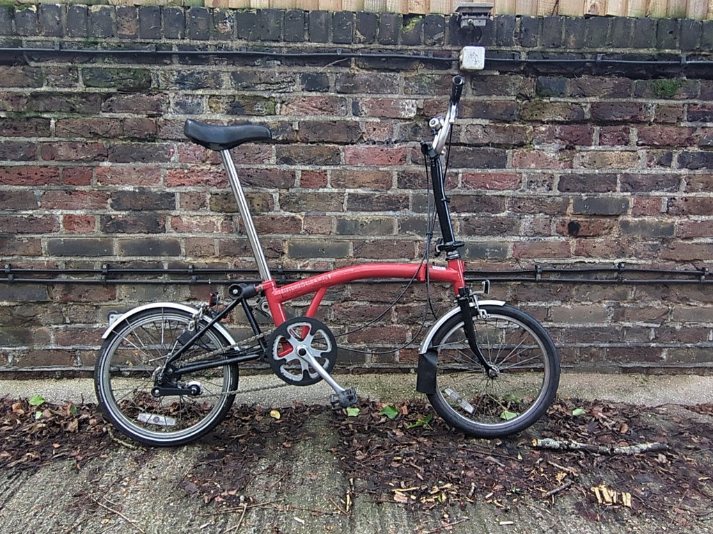 Brompton L5, 1997, Folding Bike, Excellent Condition, Red, Sturmey Archer