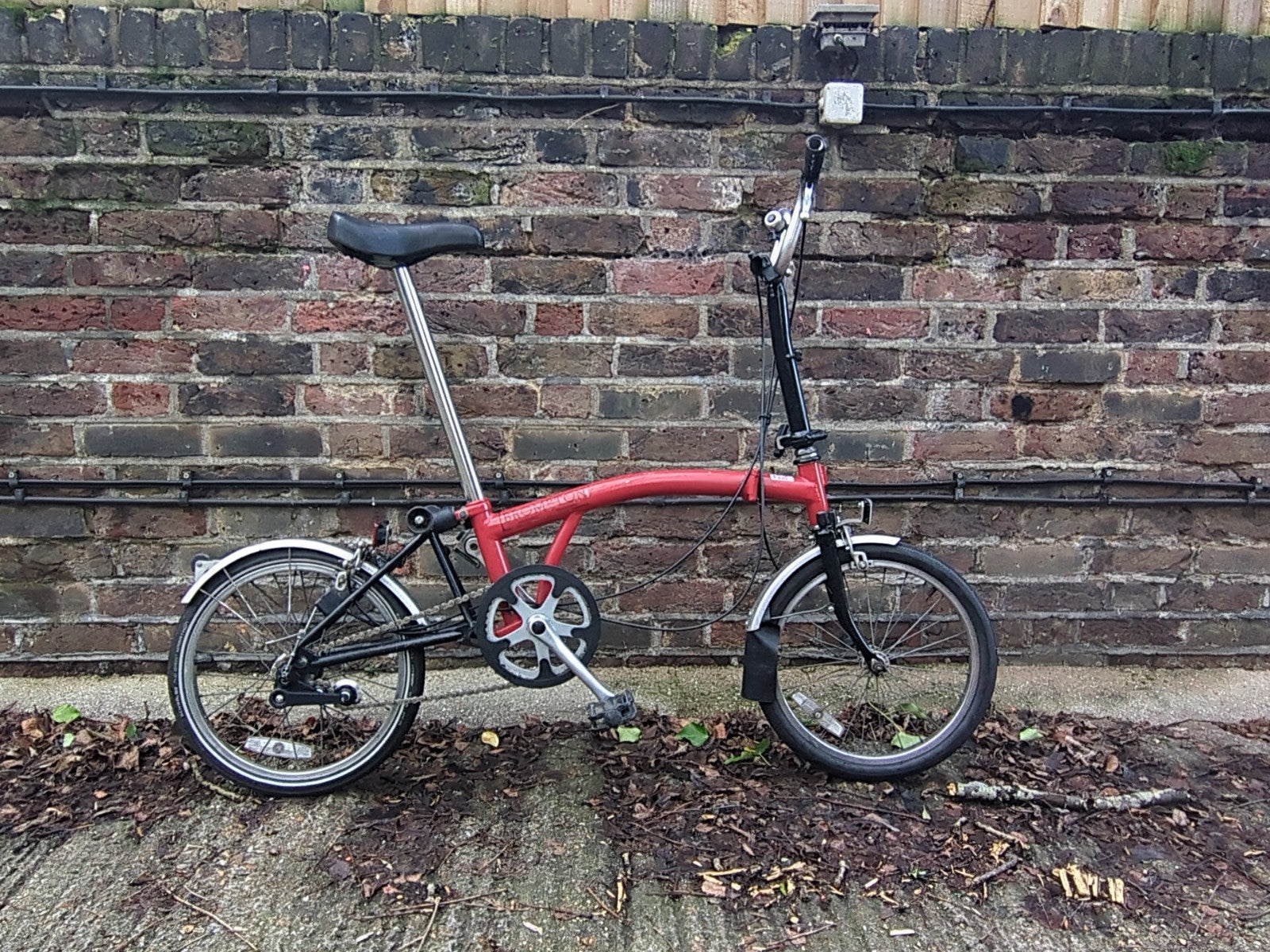Brompton L5, 1997, Folding Bike, Excellent Condition, Red, Sturmey Archer