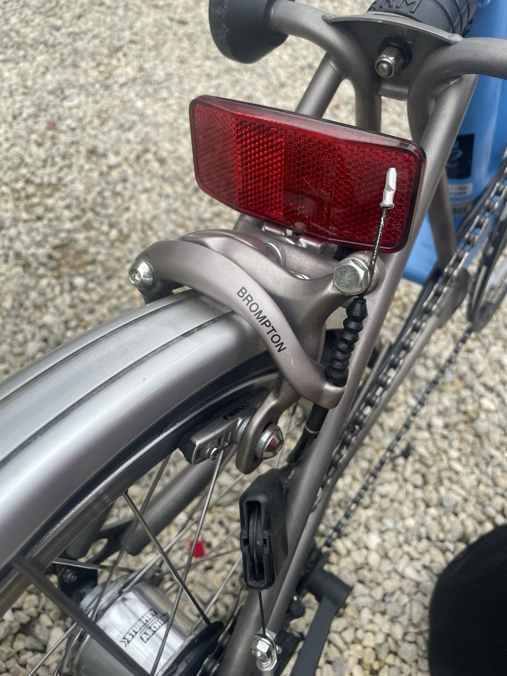 Brompton M6L-X Superlight Titanium 6 Speed - Tempest Blue - Excellent Condition