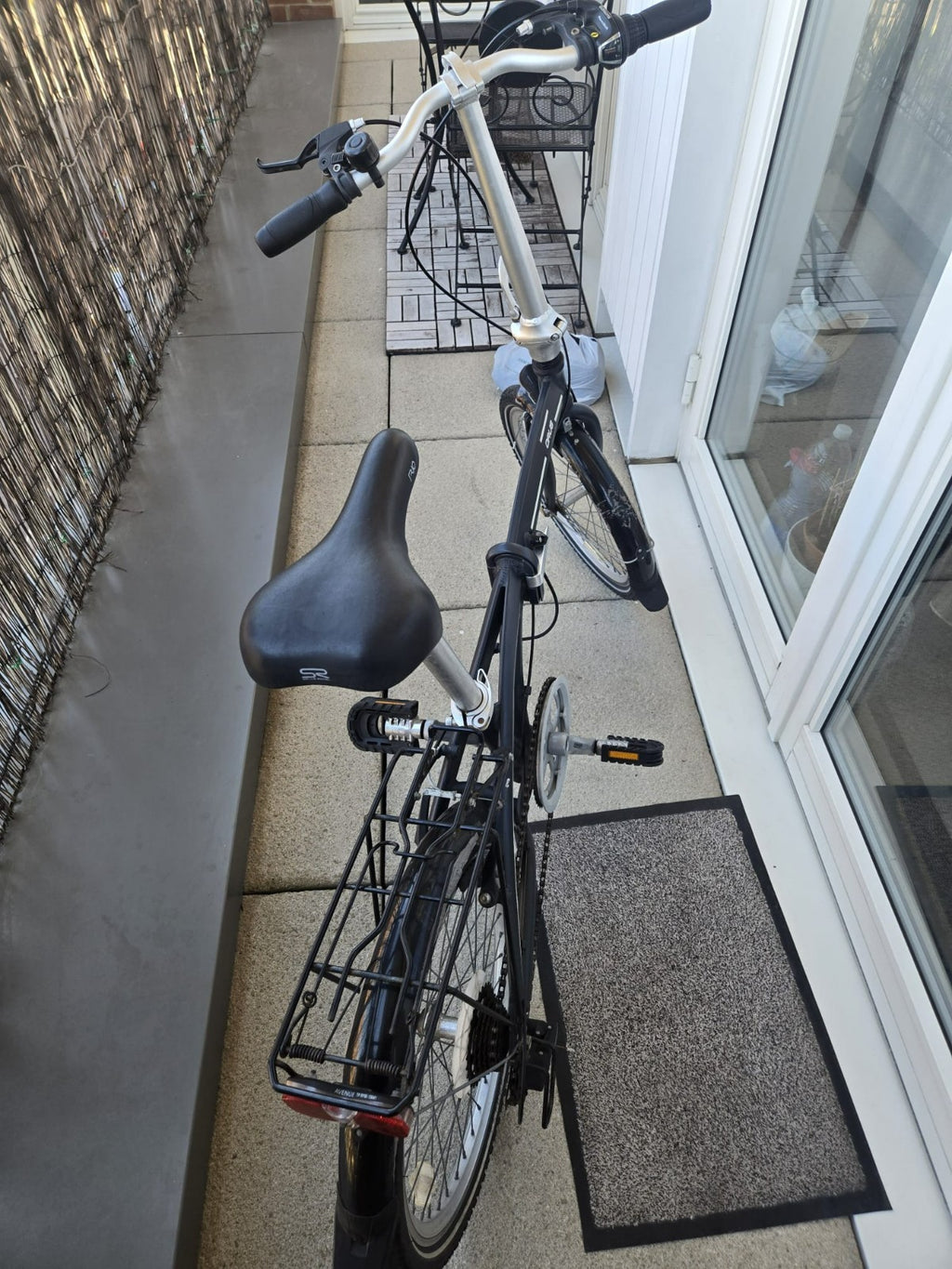 14kg Lightweight Alloy Folding City Commuting Bicycle - Black