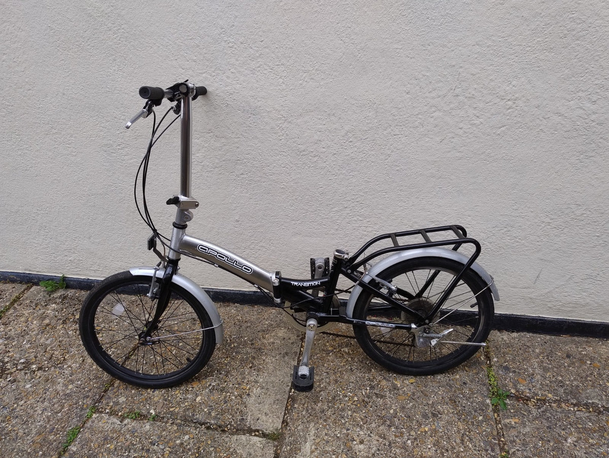 Apollo Transition Adult Unisex  Aluminium Folding Bike MISSING SEATPOST AND SEAT