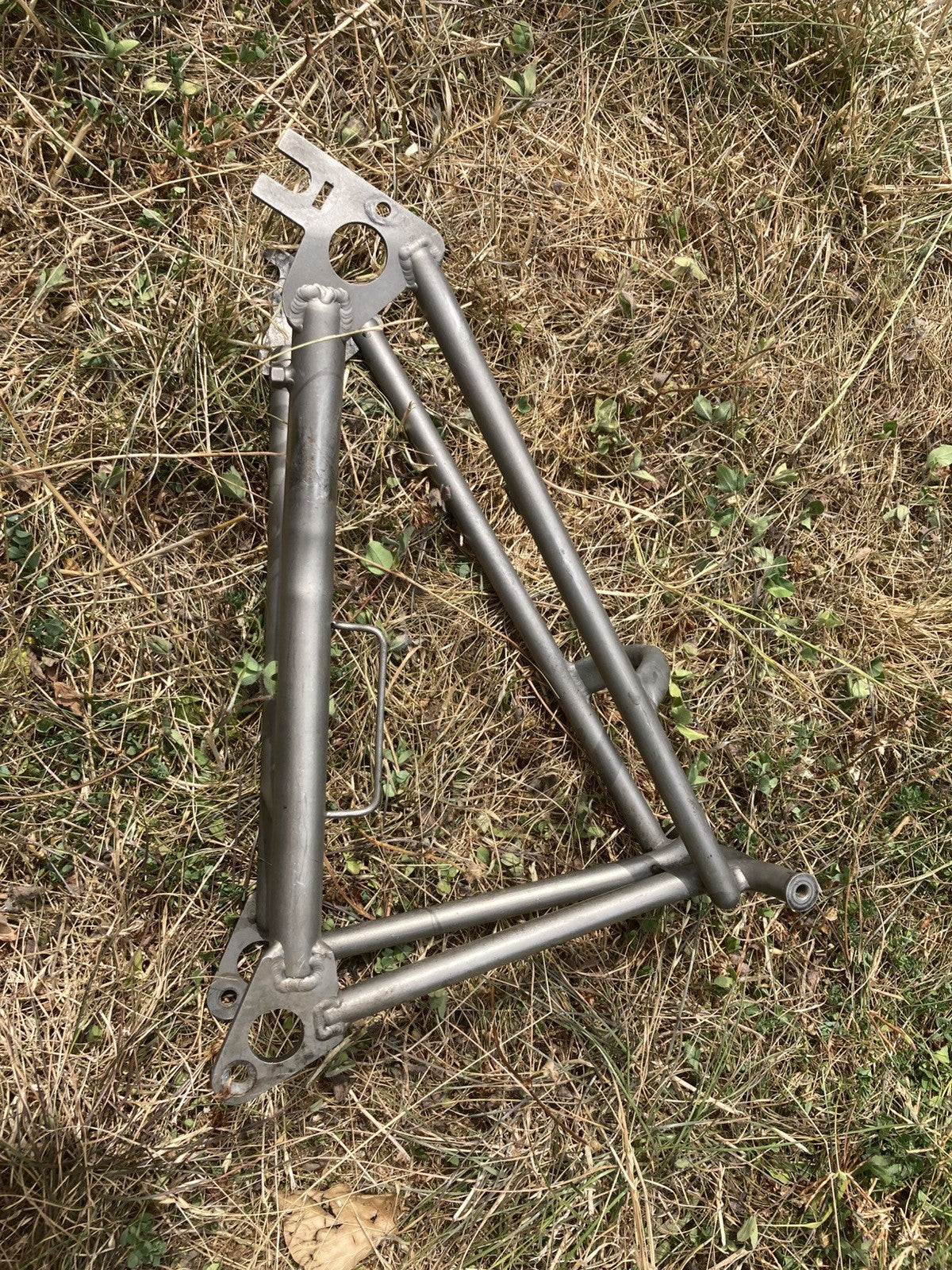 Genuine Brompton titanium rear triangle damaged