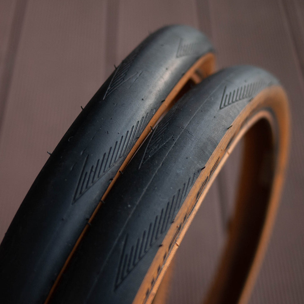 Brompton 1/2 speed Black Edition Superlight Wheelset Schwalbe One Tan Wall